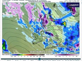 UK Christmas snow bomb as weather maps turn purple days before December 25